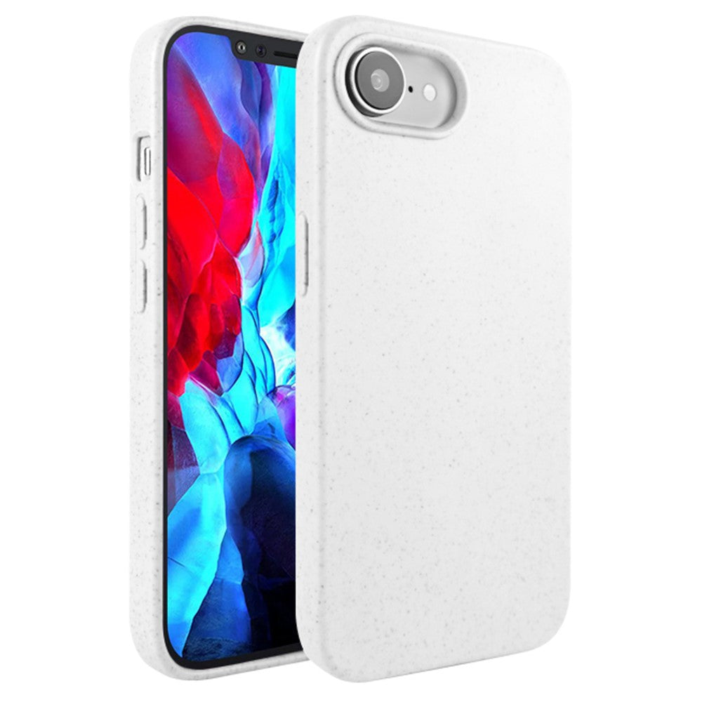 For iPhone 17th / 16th Case Biodegradable Wheat Straw + TPU Matte Phone Cover