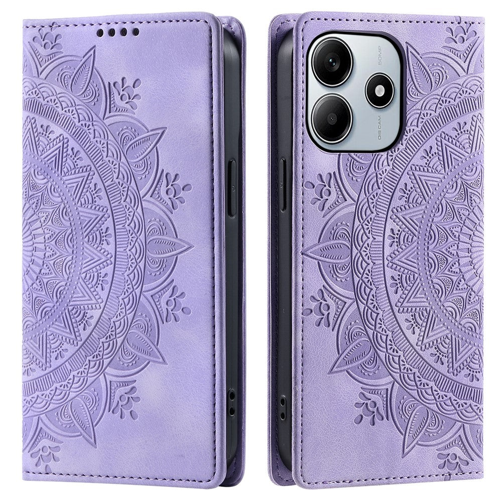 Style-010 For Xiaomi Redmi Note 14 4G (164.84mm) Case Magnetic Closing Leather Phone Cover Pattern Imprinted