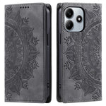 Style-010 För Xiaomi Redmi Note 14 4G (164.84mm) Fodral Magnetisk Stängning Lädermobilfodral Mönster Präglat