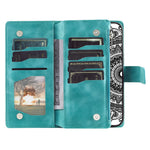 Style 006 For Xiaomi Redmi Note 14 4G (164.84mm) Wallet Case PU Leather Phone Cover Mandala Flower Pattern