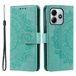 For Xiaomi Redmi Note 14 4G (164.84mm) Stand Case Imprinted Totem PU Leather Wallet Phone Cover