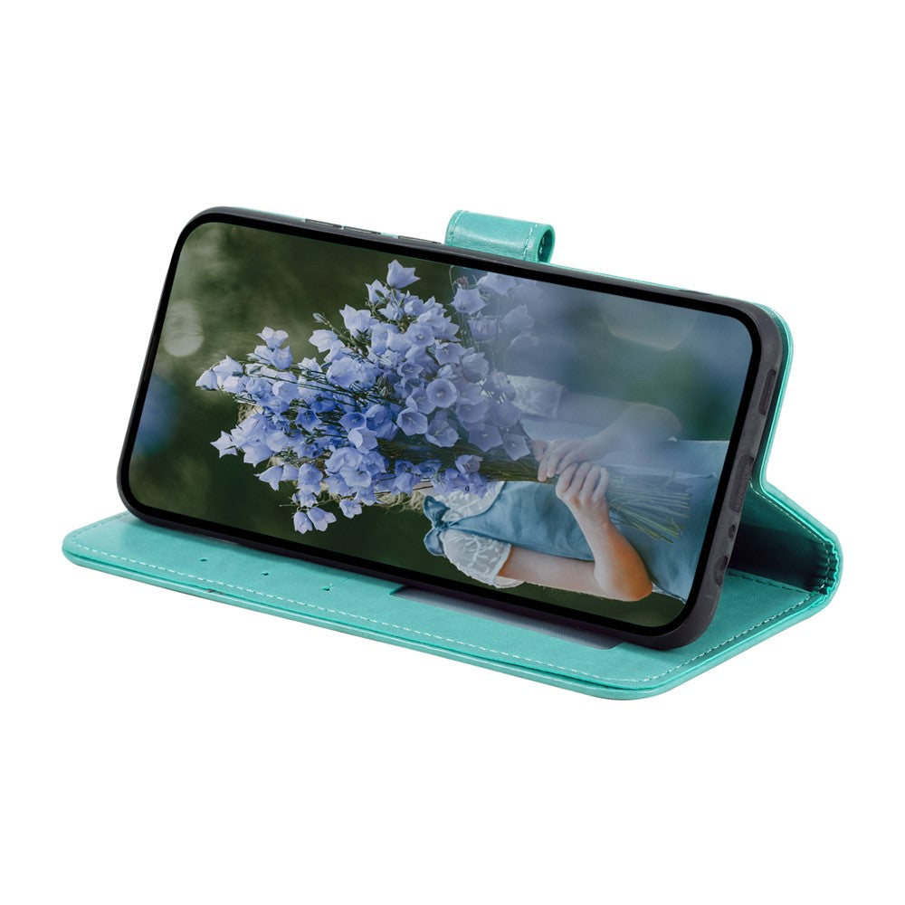 For Xiaomi Redmi Note 14 4G (164.84mm) Stand Case Imprinted Totem PU Leather Wallet Phone Cover