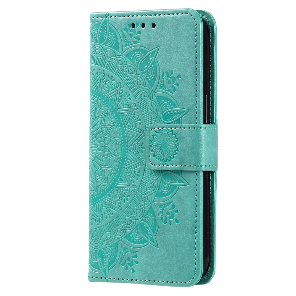 For Xiaomi Redmi Note 14 4G (164.84mm) Stand Case Imprinted Totem PU Leather Wallet Phone Cover