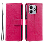 For Xiaomi Redmi Note 14 4G (164.84mm) Stand Case Imprinted Totem PU Leather Wallet Phone Cover