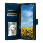 For Xiaomi Redmi Note 14 4G (164.84mm) Case Imprinted Totem Skin Feel Wallet Leather Phone Cover