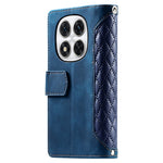 Style 005 For Xiaomi Redmi Note 14 Pro 4G Wallet Case Rhombus Stitching Line PU Leather Phone Cover