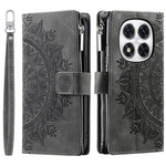Style 006 For Xiaomi Redmi Note 14 Pro 4G Wallet Case PU Leather Phone Cover Mandala Flower Pattern