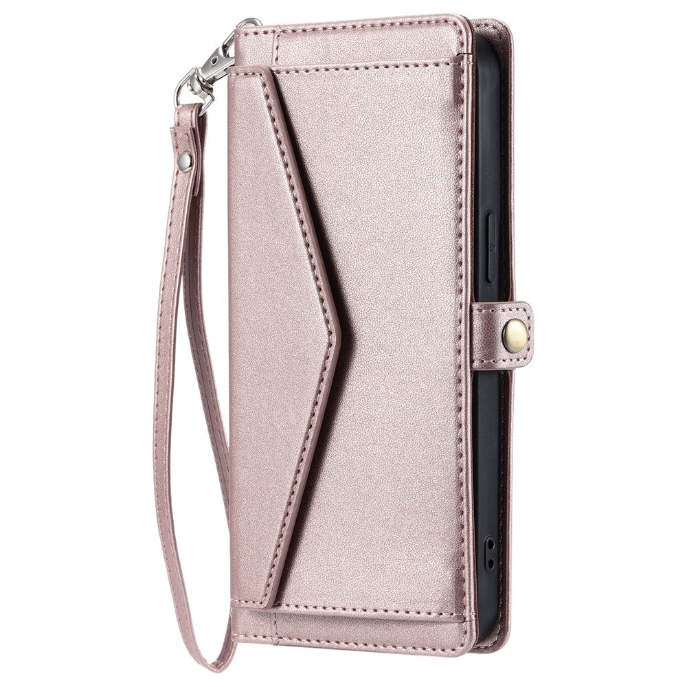 For Xiaomi Redmi Note 14 Pro 4G Leather Case with Wrist Strap Wallet Stand Phone Cover