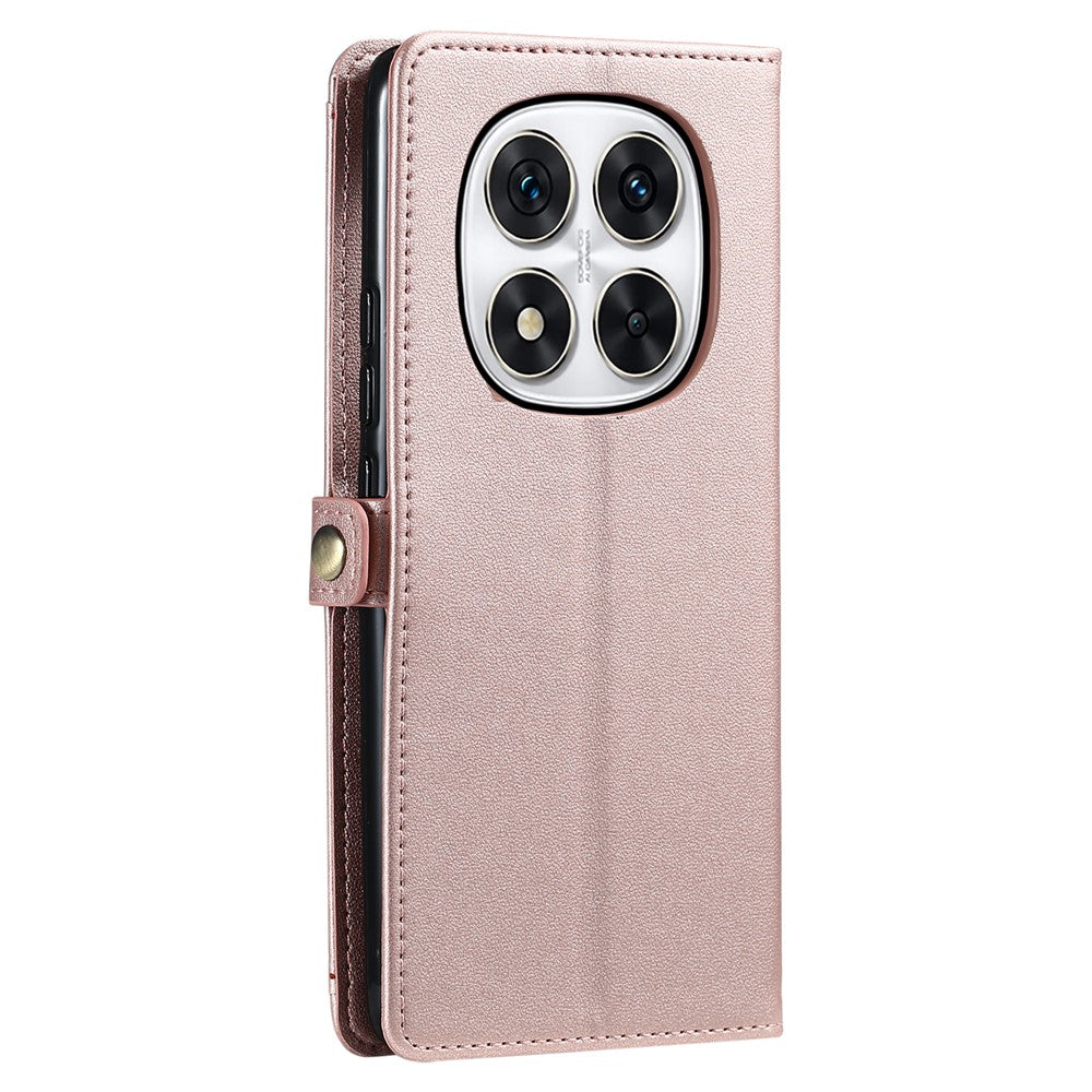 For Xiaomi Redmi Note 14 Pro 4G Leather Case with Wrist Strap Wallet Stand Phone Cover