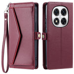 For Xiaomi Redmi Note 14 Pro 4G Leather Case with Wrist Strap Wallet Stand Phone Cover