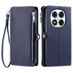 For Xiaomi Redmi Note 14 Pro 4G Case TPU + PU Leather Wallet Phone Cover with Wrist Strap