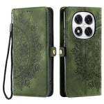 Style 016 For Xiaomi Redmi Note 14 Pro 4G Case Skin Feel Totem Imprinted Wallet Leather Phone Cover