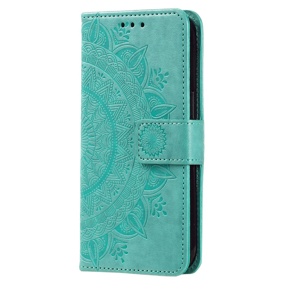 For Xiaomi Redmi Note 14 Pro 4G Stand Case Imprinted Totem PU Leather Wallet Phone Cover
