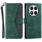 For Xiaomi Redmi Note 14 Pro 4G Leather Case Splicing Stitching Wallet Phone Cover with Wrist Strap