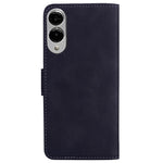 For Samsung Galaxy S25 Edge Case Solid Color Leather Wallet Phone Cover