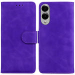 For Samsung Galaxy S25 Edge Case Solid Color Leather Wallet Phone Cover