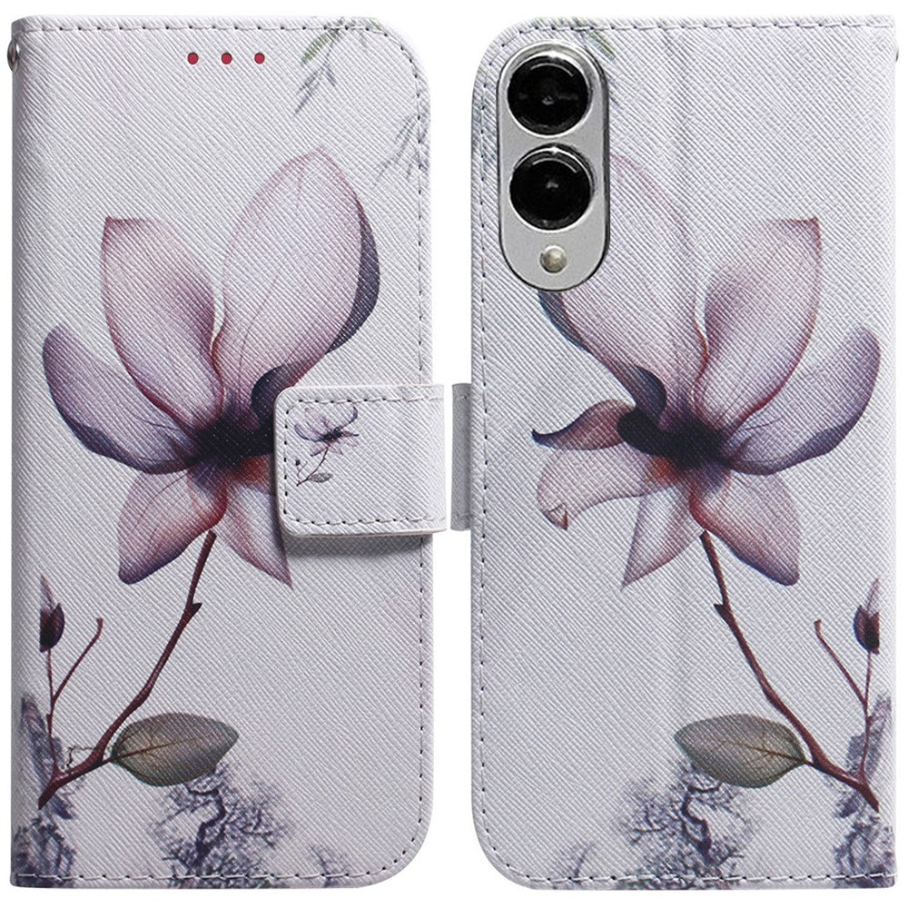 For Samsung Galaxy S25 Edge Wallet Case Pattern Print Leather Phone Cover