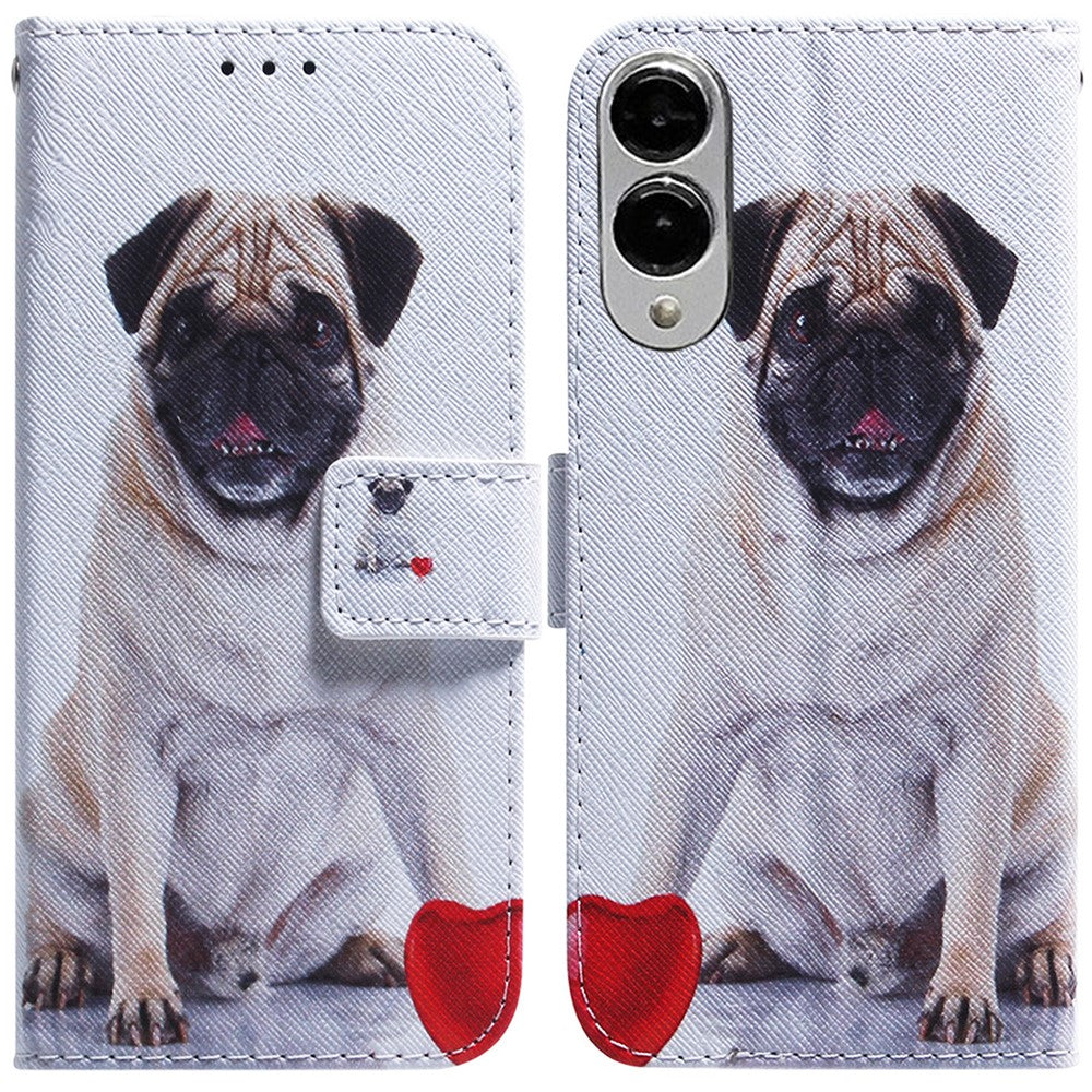 For Samsung Galaxy S25 Edge Wallet Case Pattern Print Leather Phone Cover