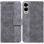 For Samsung Galaxy S25 Edge Case Geometry Pattern Leather Wallet Phone Cover with Wrist Strap