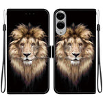 Til Samsung Galaxy S25 Edge cover med mønstertryk, anti-fald, læder flip pung telefoncover med snor