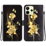 For Xiaomi Redmi Note 14 4G (163.25mm) Wallet Phone Case Anti-Drop Leather Flip Cover Pattern Printing