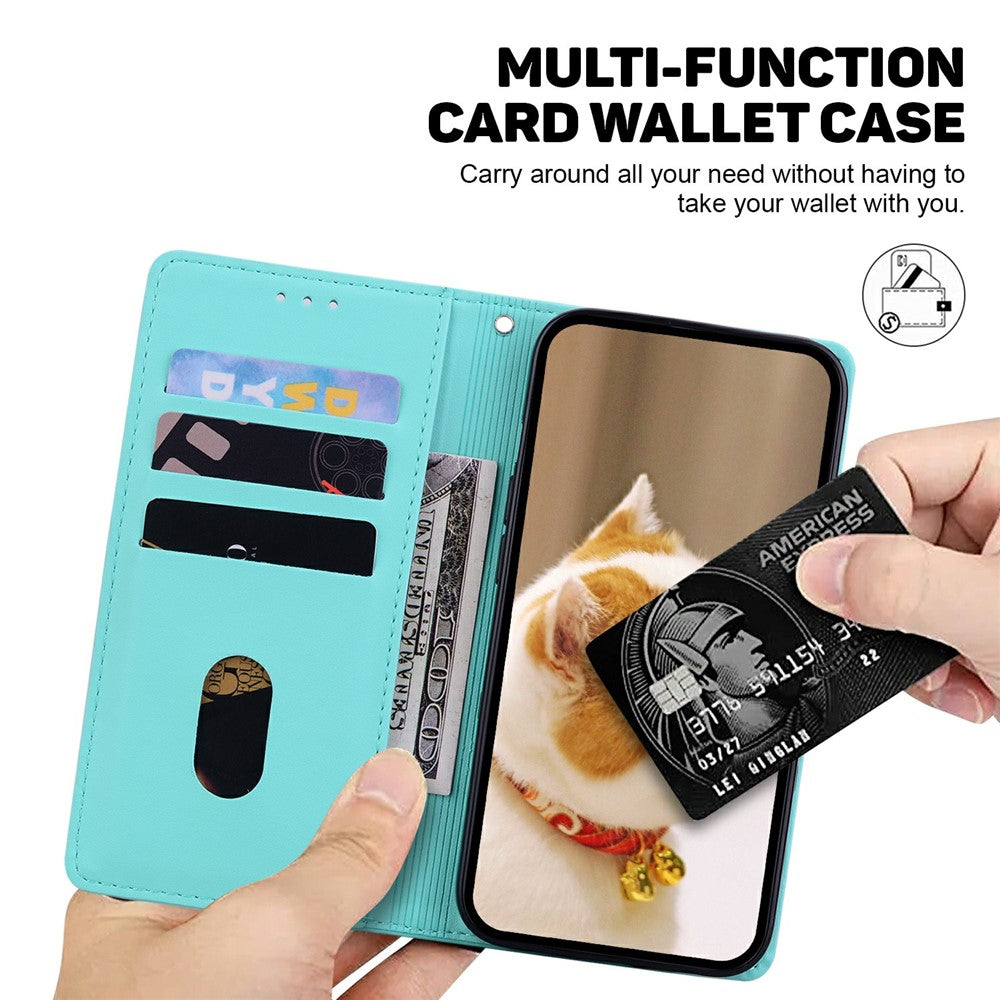 For Xiaomi Redmi Note 14 4G (163.25mm) Case RFID Blocking Kitten Pattern TPU + PU Leather Phone Cover