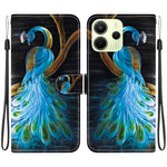 For Xiaomi Redmi Note 14 4G (163.25mm) Case Pattern Printing Anti-Drop Leather Wallet Phone Cover
