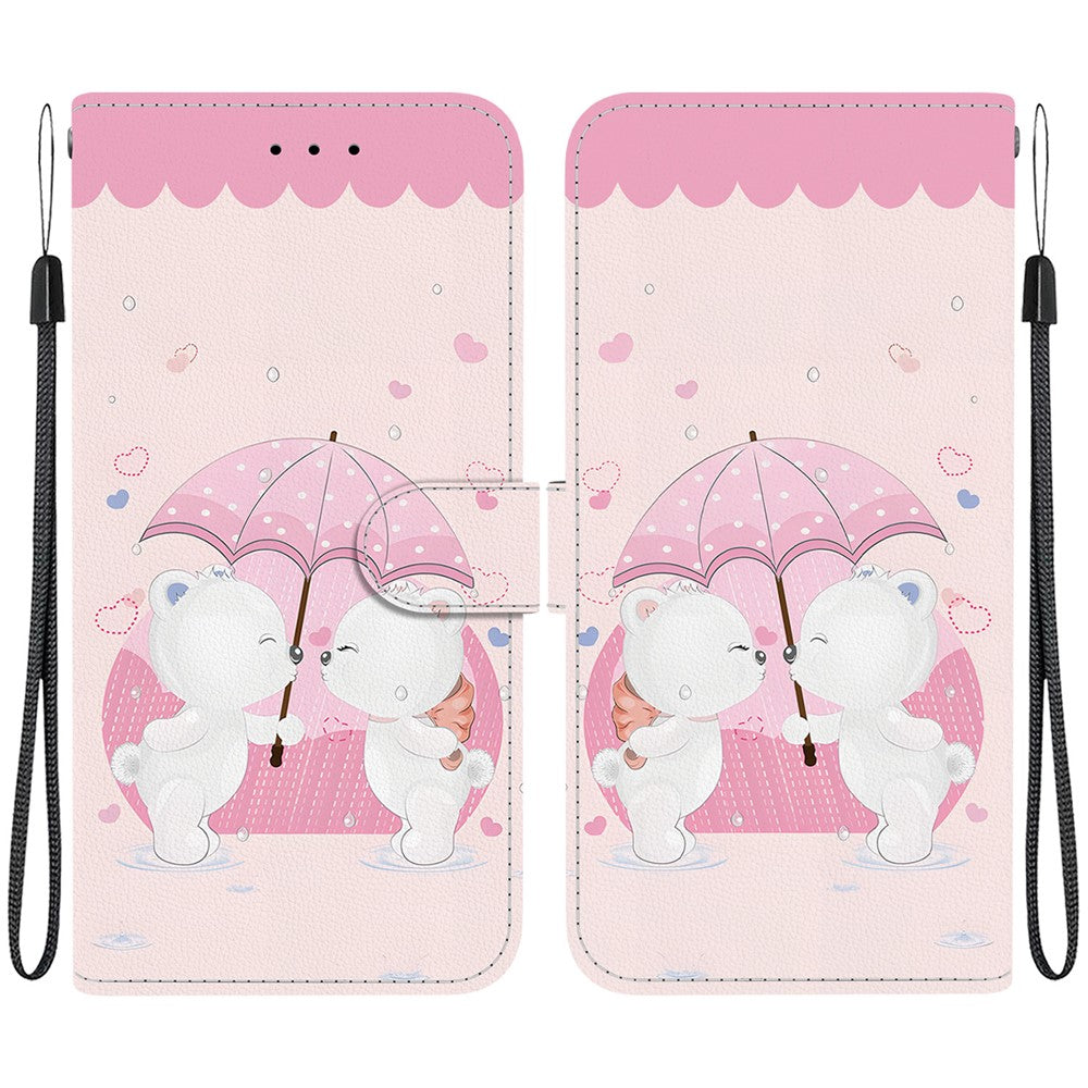 For Xiaomi Redmi Note 14 4G (163.25mm) Case Pattern Printing Anti-Drop Leather Wallet Phone Cover