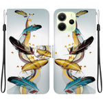 For Xiaomi Redmi Note 14 4G (163.25mm) Case Pattern Printing Anti-Drop Leather Wallet Phone Cover