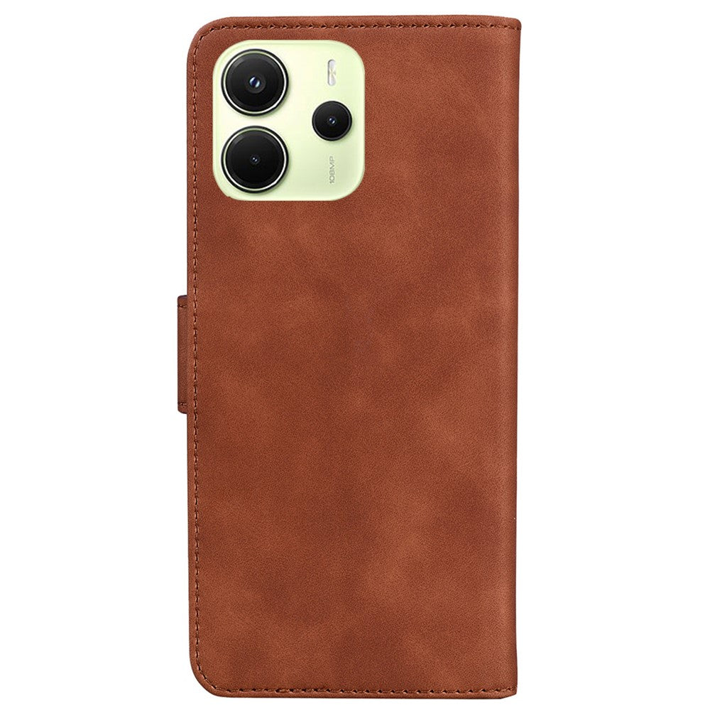For Xiaomi Redmi Note 14 4G (163.25mm) Stand Case PU Leather Phone Cover Butterfly Printed