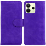 For Xiaomi Redmi Note 14 4G (163.25mm) Case Solid Color Leather Wallet Phone Cover