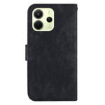 For Xiaomi Redmi Note 14 4G (163.25mm) Wallet Case Tiger Imprint Leather Shockproof Phone Cover