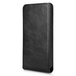 For iPhone 17e / 16e Case with Card Slot Magnetic Vertical Flip Leather Phone Cover