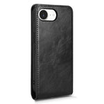 For iPhone 17e / 16e Case with Card Slot Magnetic Vertical Flip Leather Phone Cover