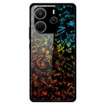 For Xiaomi Redmi Note 14 4G (163.25mm) Case Pattern Print Tempered Glass Cell Phone Cover