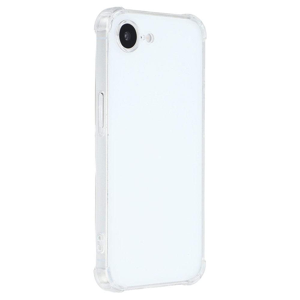 For iPhone 17e / 16e Phone Case Reinforced Four Corner Anti-Drop Clear TPU Cover