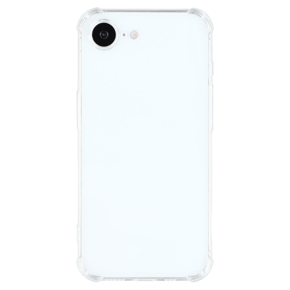 For iPhone 17e / 16e Phone Case Reinforced Four Corner Anti-Drop Clear TPU Cover
