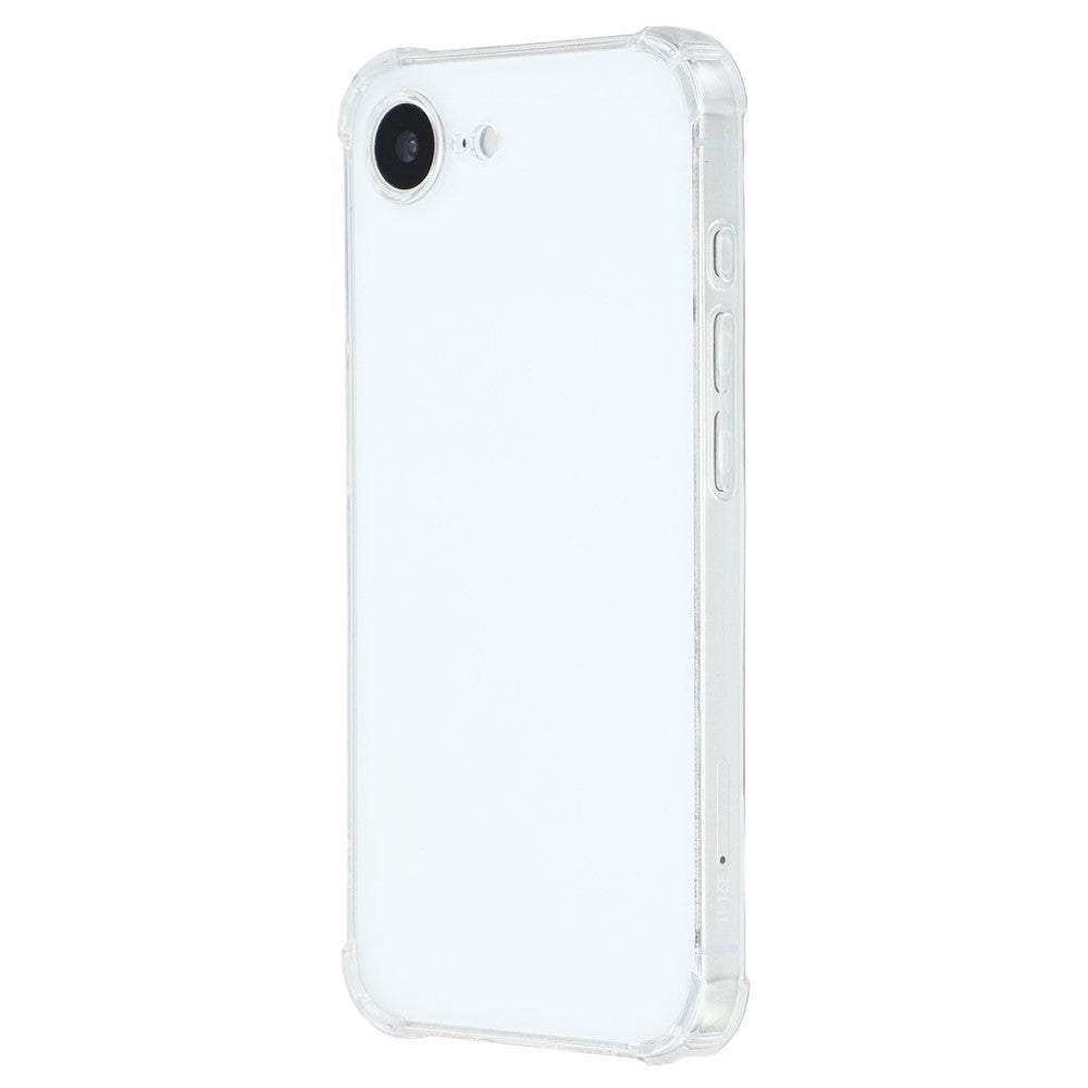 For iPhone 17e / 16e Phone Case Reinforced Four Corner Anti-Drop Clear TPU Cover