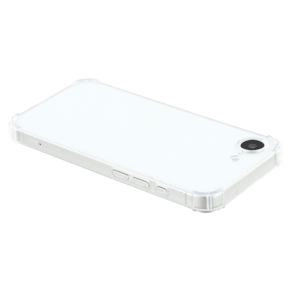 For iPhone 17e / 16e Phone Case Reinforced Four Corner Anti-Drop Clear TPU Cover