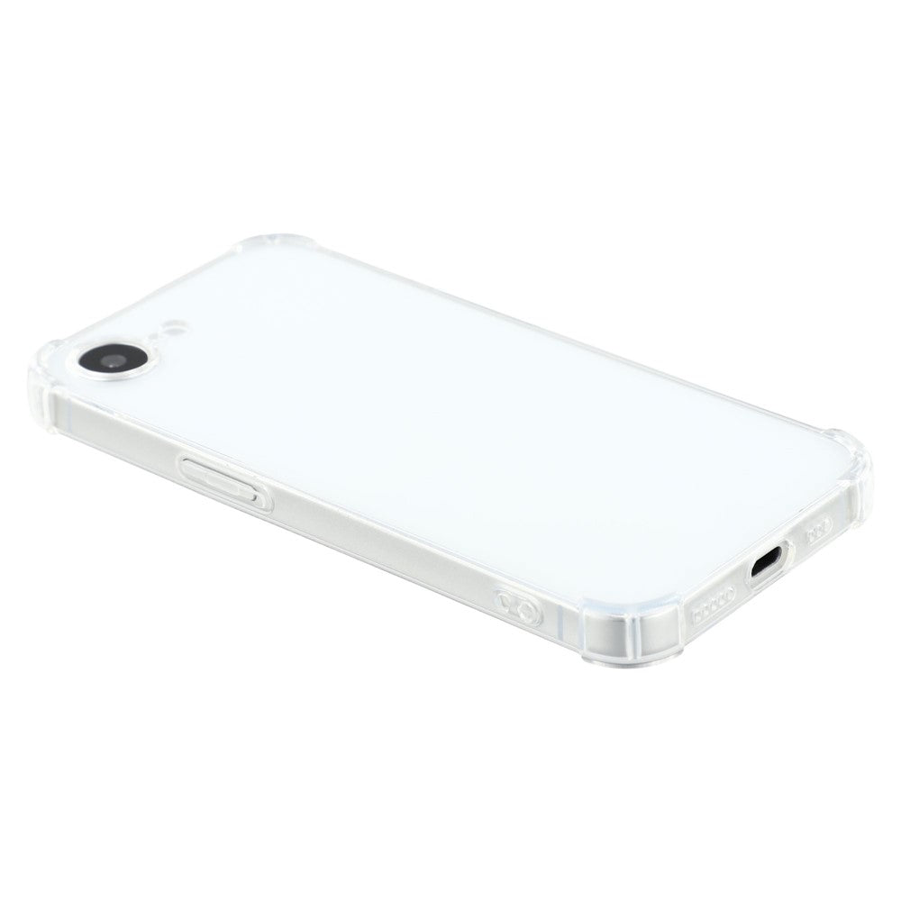For iPhone 17e / 16e Phone Case Reinforced Four Corner Anti-Drop Clear TPU Cover