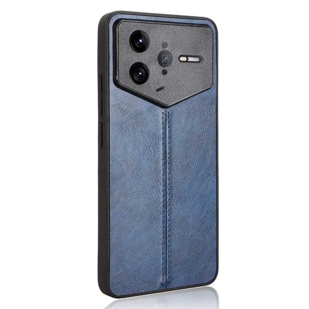 For Xiaomi Redmi K80 Pro Champion Edition Case Cowhide Texture Leather + TPU + PC Phone Cover Stitching Line