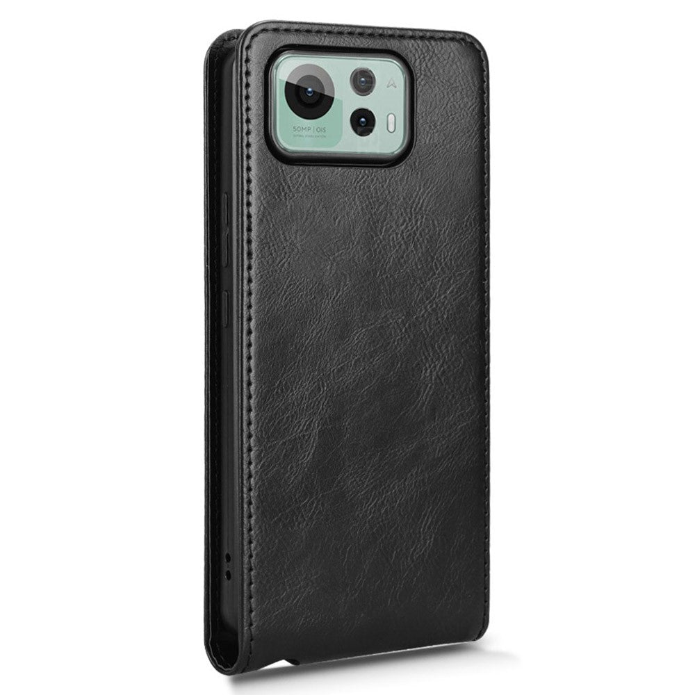Til Asus Zenfone 12 Ultra 5G Cover med Kortlomme Magnetisk Vertikalt Flip Læder Telefoncover