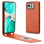 Til Asus Zenfone 12 Ultra 5G Cover med Kortlomme Magnetisk Vertikalt Flip Læder Telefoncover
