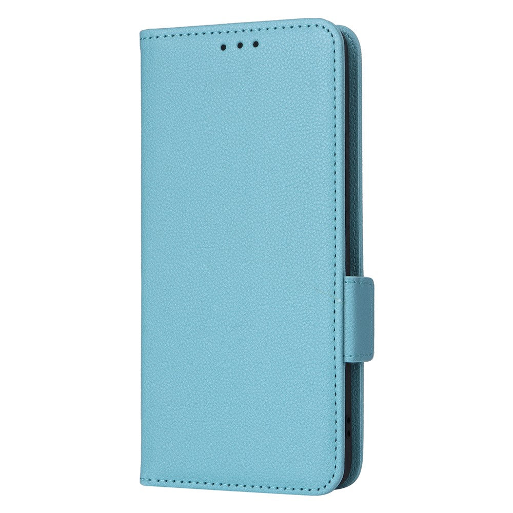 For Honor X8c 4G Case with Wrist Strap Litchi Texture PU Leather Wallet Phone Cover