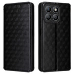 For Honor X8c 4G Case Wallet Rhombus Imprinted Leather Phone Cover