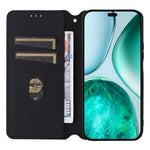 For Honor X8c 4G Case Wallet Rhombus Imprinted Leather Phone Cover