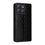 For Honor X8c 4G Case Wallet Rhombus Imprinted Leather Phone Cover