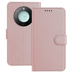 For Honor X60 5G / Honor X9c Smart 5G Leather Case Wallet Stand Solid Color Anti Drop Phone Cover