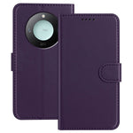 For Honor X60 5G / Honor X9c Smart 5G Leather Case Wallet Stand Solid Color Anti Drop Phone Cover