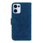 Oppo Reno13 5G (Global) Fodral PU Läder Plånboksfodral mobilfodral Fjärils Blomma Avtryck